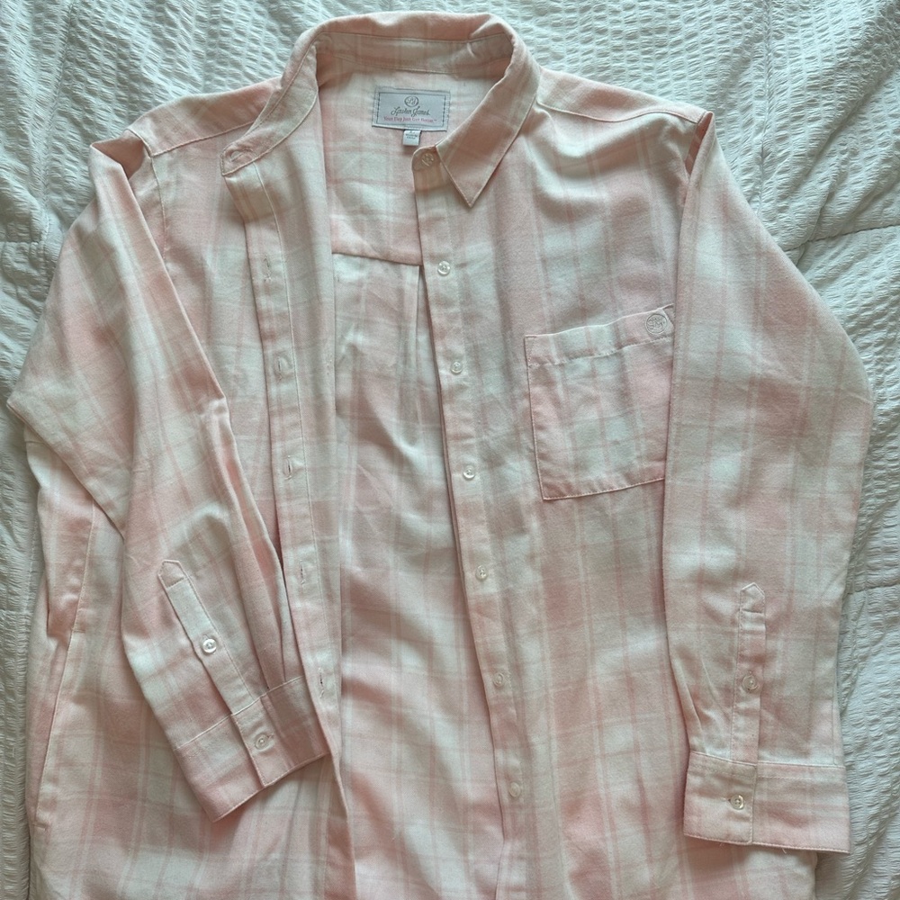 Women’s Lauren James Pink Long Sleeve Flannel